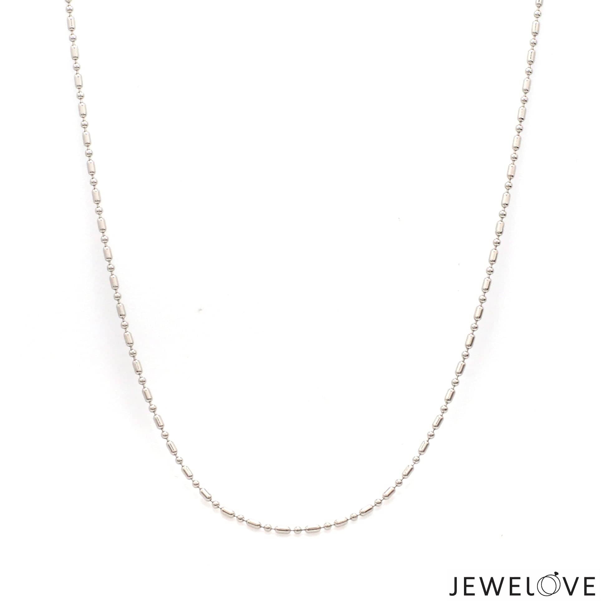 Jewelove™ Chains 18 inches 1mm Japanese Platinum Chain for Women JL PT CH 1116-B