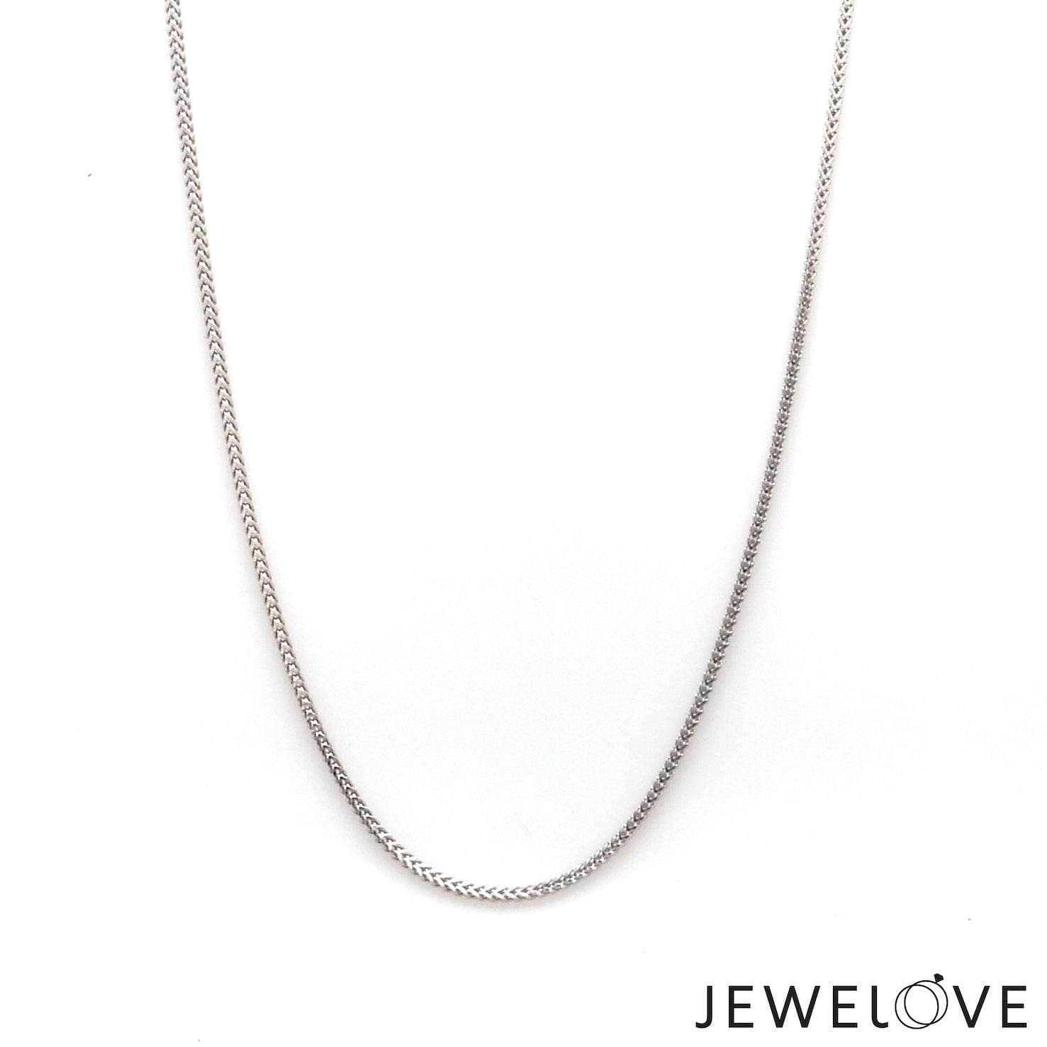 Jewelove™ Chains 1mm Platinum Chain for Women JL PT CH 1300