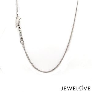 Jewelove™ Chains 1mm Platinum Chain for Women JL PT CH 1300