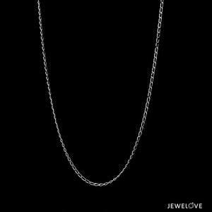 Jewelove™ Chains 1mm Thin Links Platinum Chain JL PT CH 1292