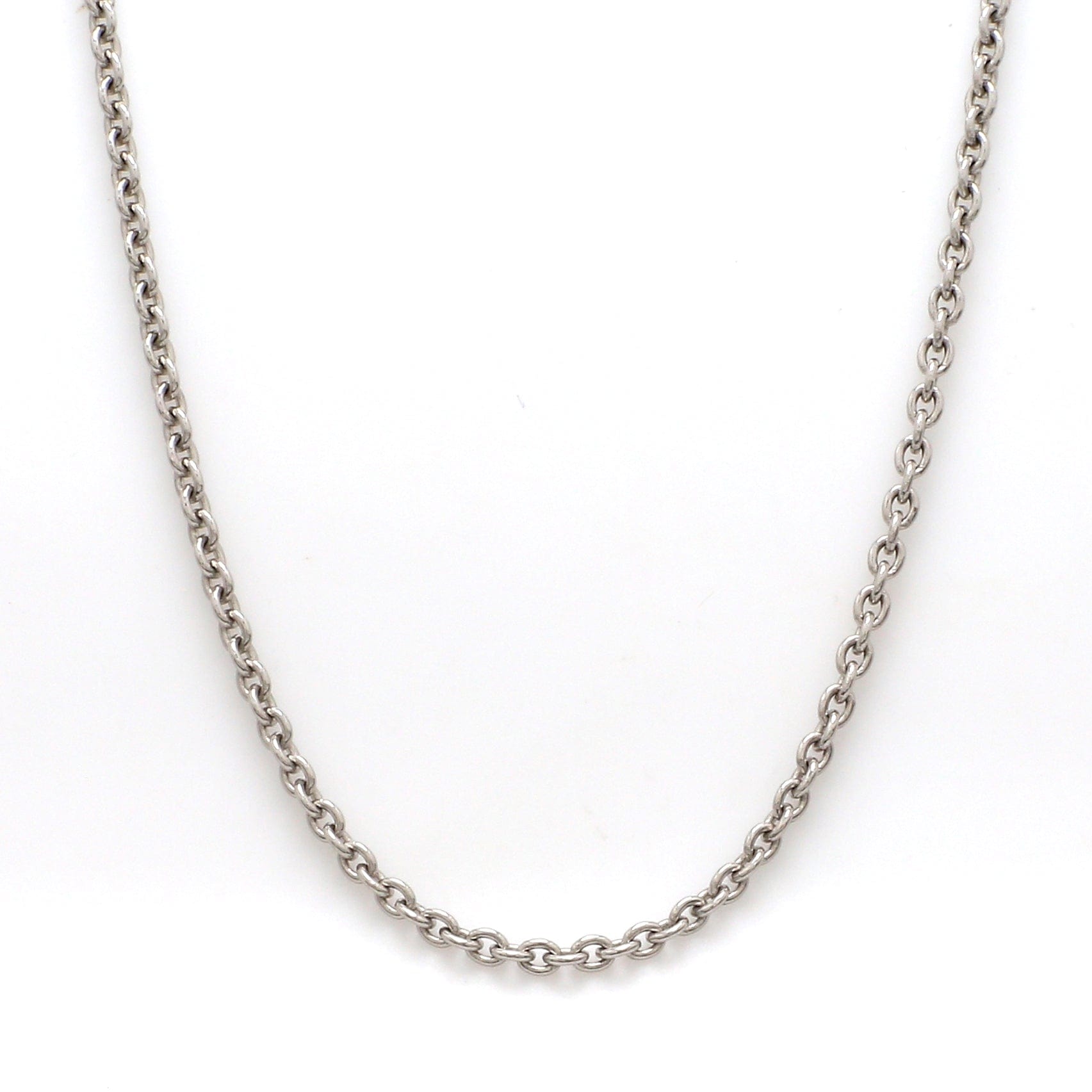 Jewelove™ Chains 2.5mm Japanese Platinum Unisex Chain  JL PT CH 1139