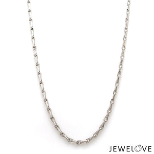 Jewelove™ Chains 2.5mm Platinum Chain for Men JL PT CH 1338