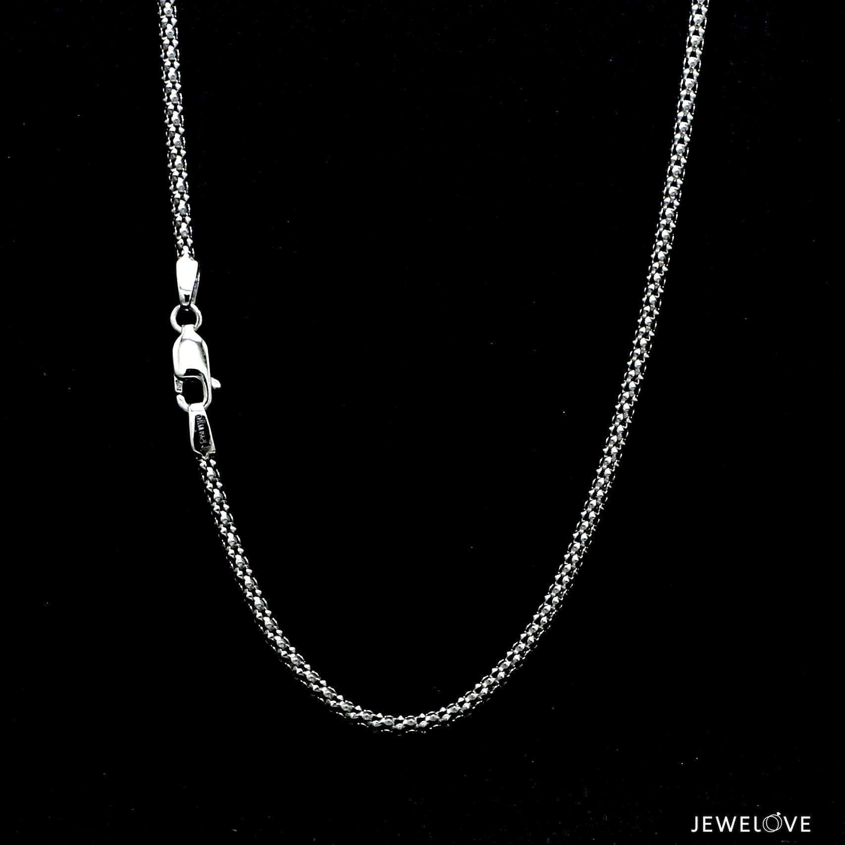 Jewelove™ Chains 2.5mm PopCorn Platinum Chain JL PT CH 1004