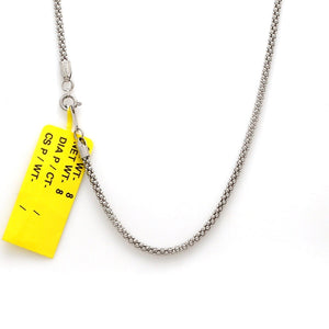 Jewelove™ Chains 2.5mm PopCorn Platinum Chain JL PT CH 1004