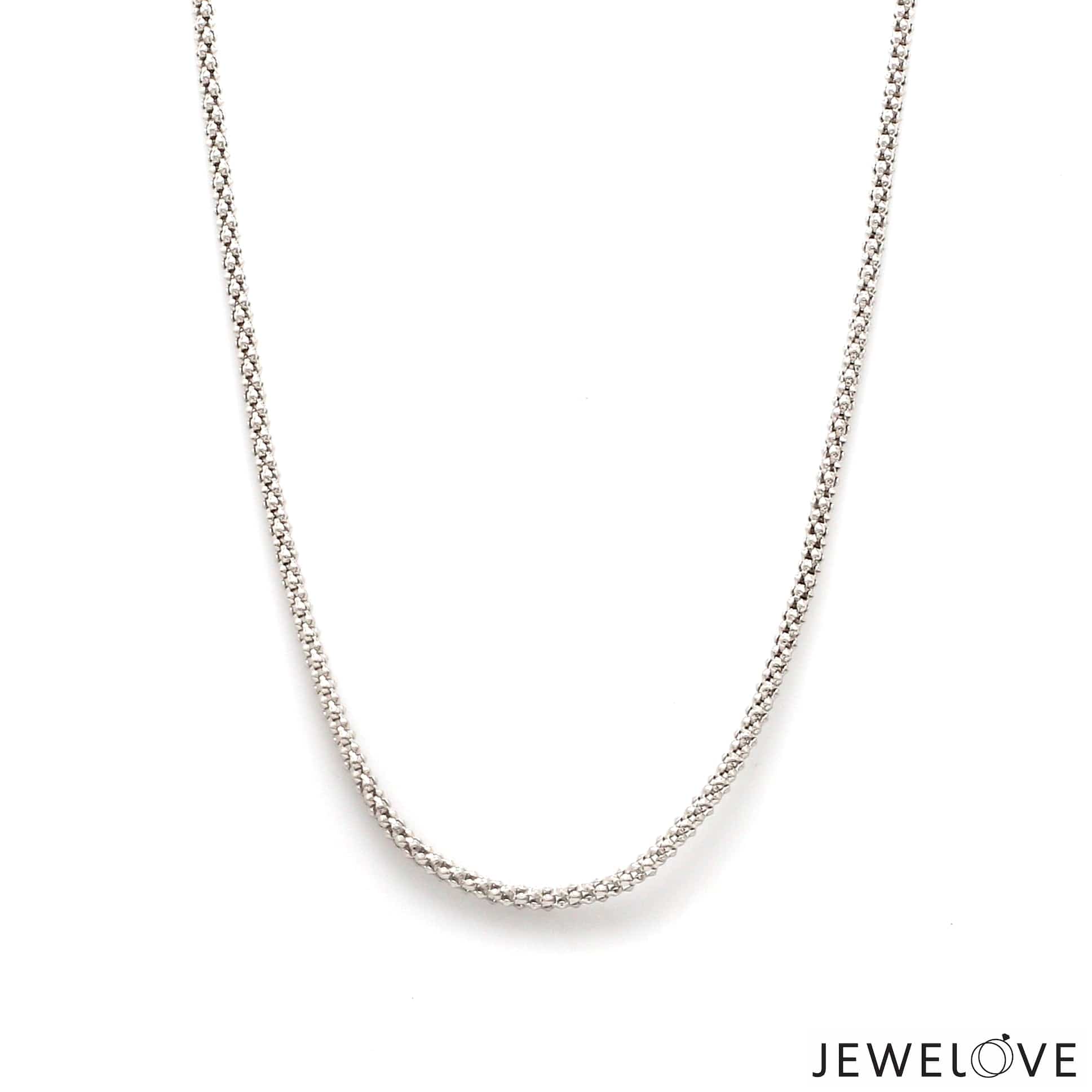 Jewelove™ Chains 2.5mm PopCorn Platinum Chain JL PT CH 1004