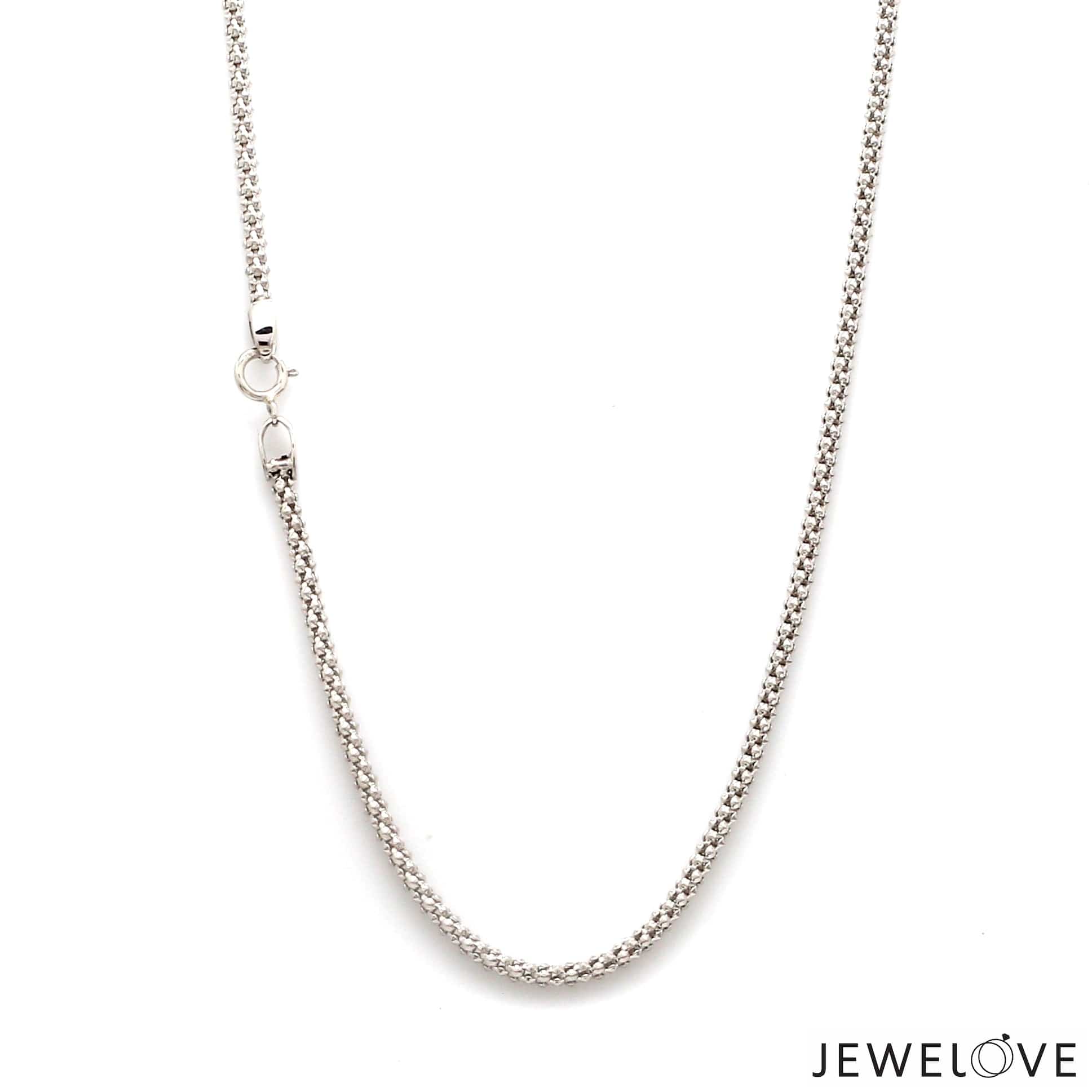 Jewelove™ Chains 2.5mm PopCorn Platinum Chain JL PT CH 1004