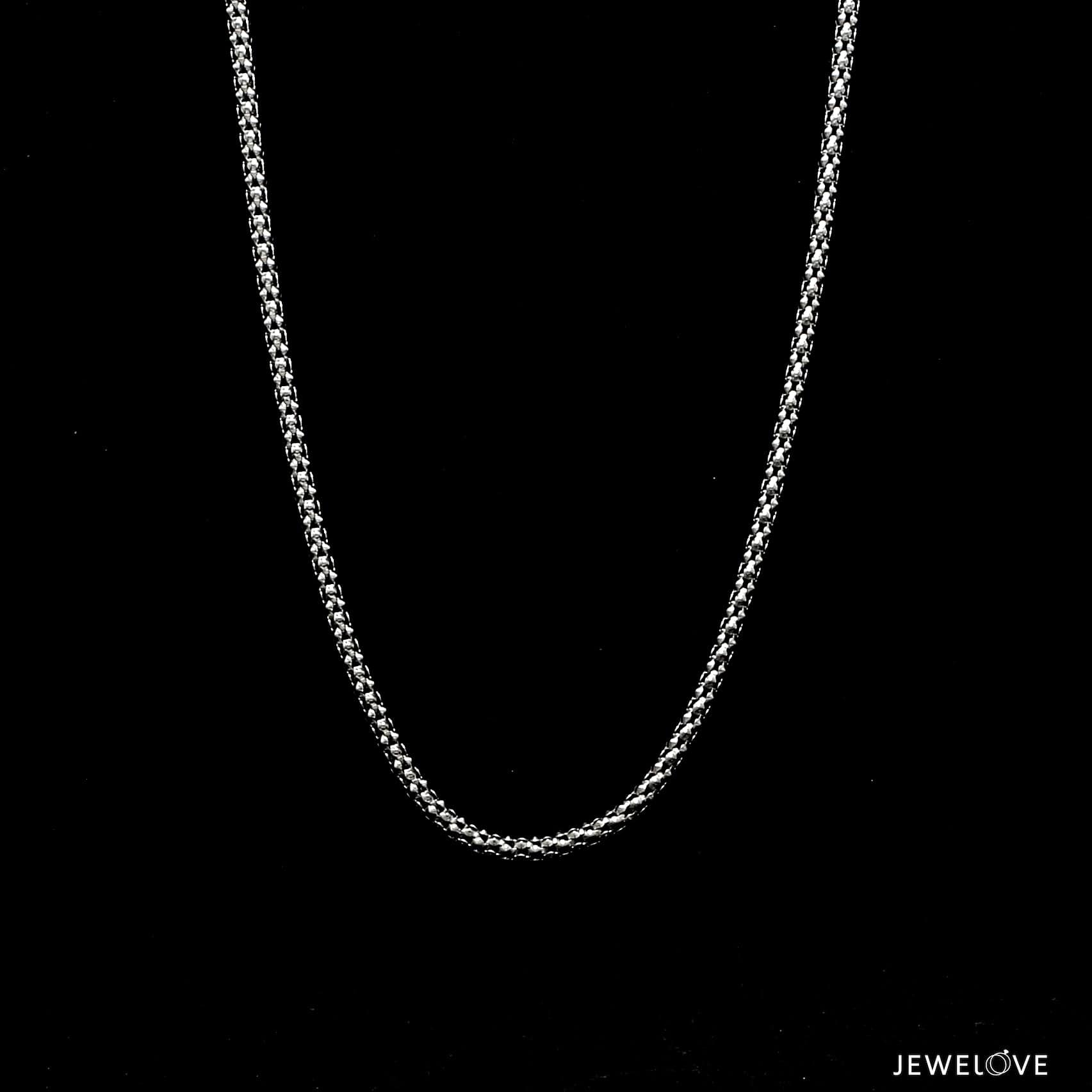 Jewelove™ Chains 2.5mm PopCorn Platinum Chain JL PT CH 1004