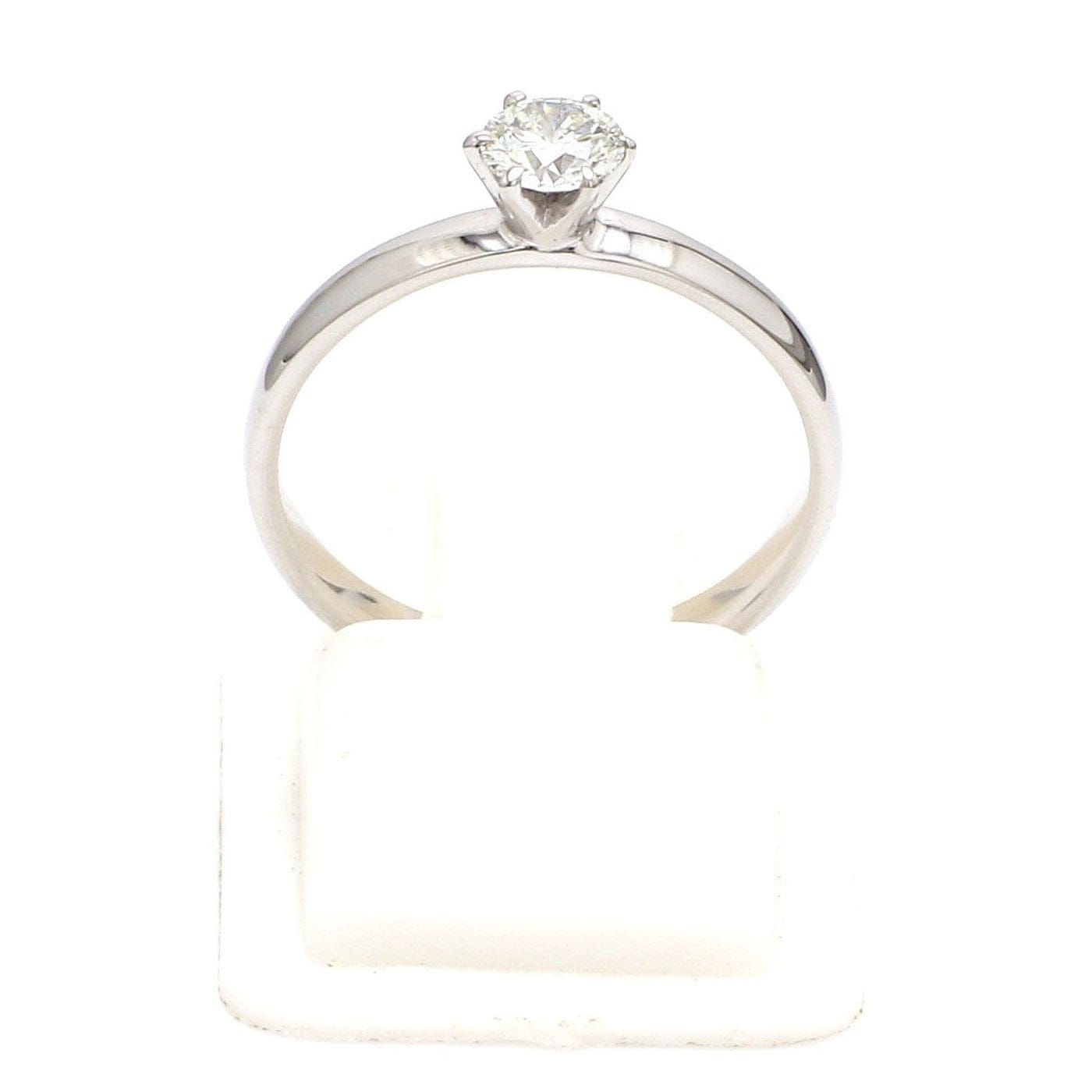 Jewelove™ Rings 20-Pointer Classic 6 Prong Solitaire Ring made in Platinum SKU 0012-A