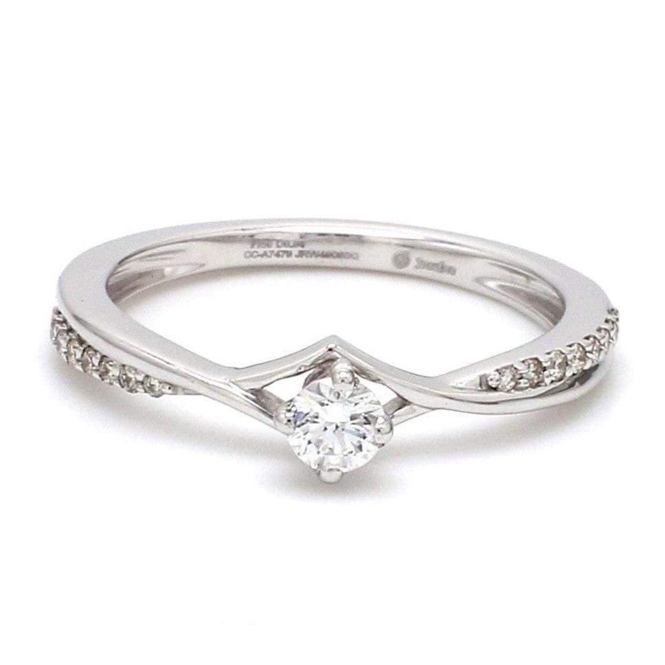 Jewelove™ Rings 20-Pointer Platinum Diamond Engagement Ring  JL PT 573-A