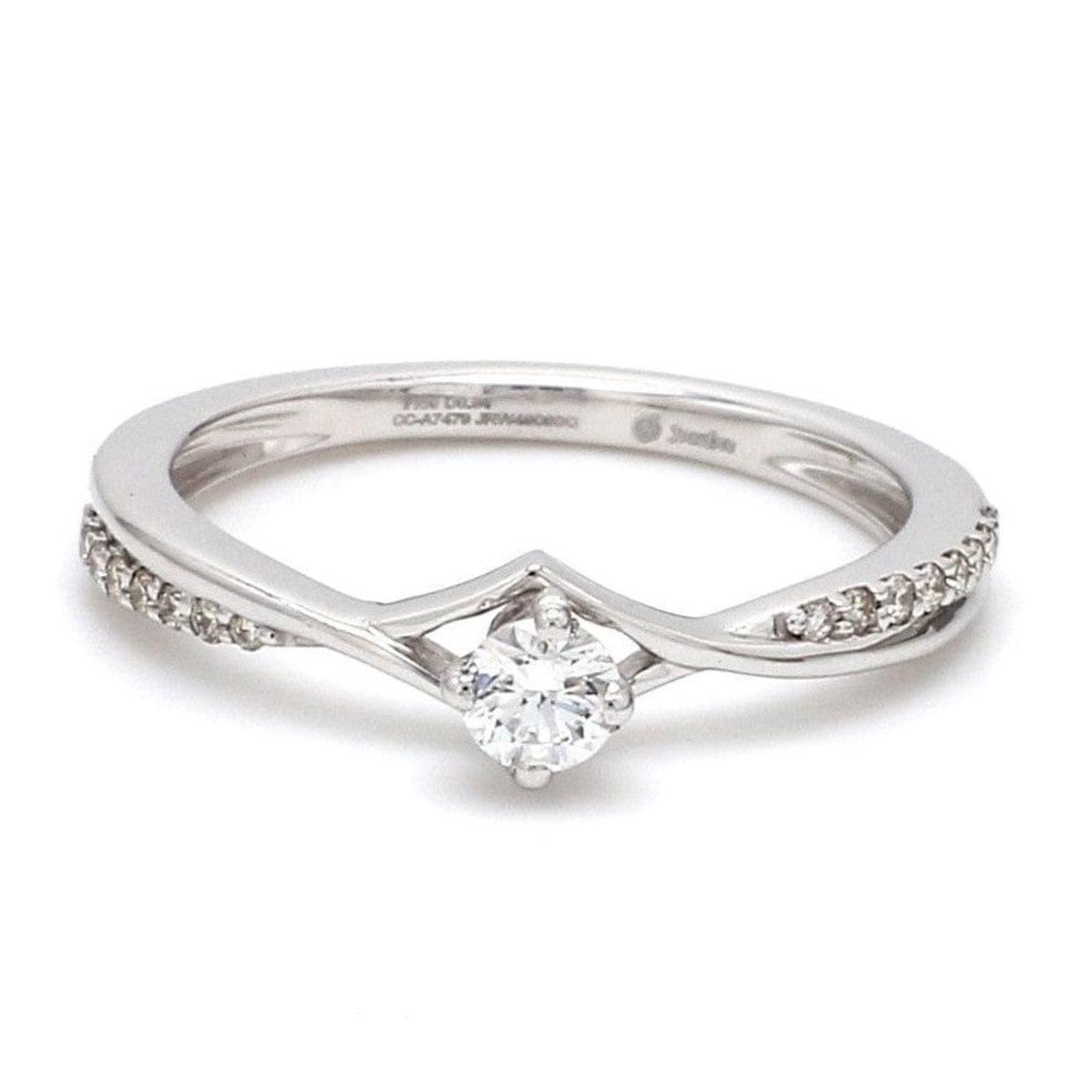 Jewelove™ Rings 20-Pointer Platinum Diamond Engagement Ring  JL PT 573-A