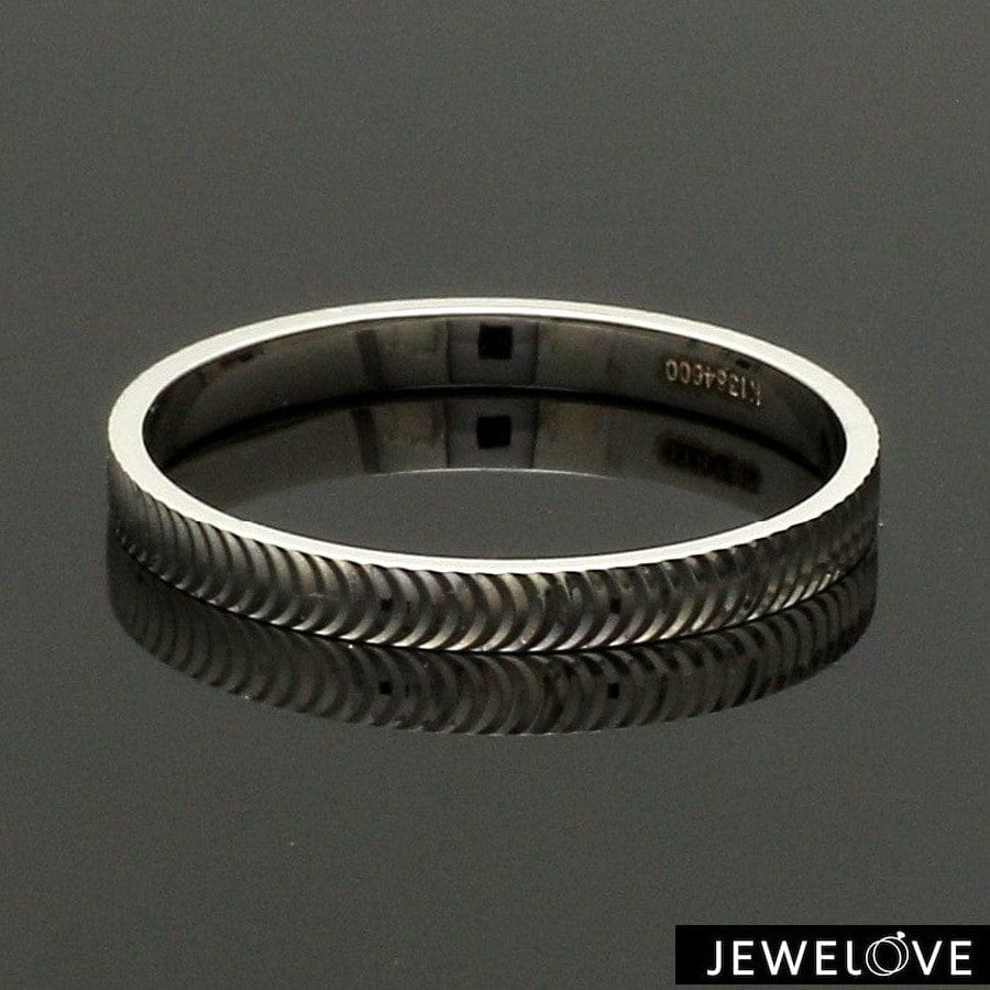 Jewelove™ Rings Women's Band only 2mm Designer Japanese Platinum Women's Ring JL PT 1342