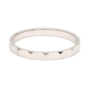 Jewelove™ Rings Women's Band only 2mm Designer Japanese Platinum Women's Ring JL PT 1346