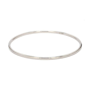 Jewelove™ Bangles & Bracelets 2mm Hollow Lightweight Platinum Bangles for Women JL PTB 1101