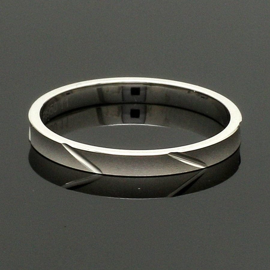 Jewelove™ Rings Women's Band only 2mm Japanese Platinum Women's Ring with Matte Finish JL PT 1334