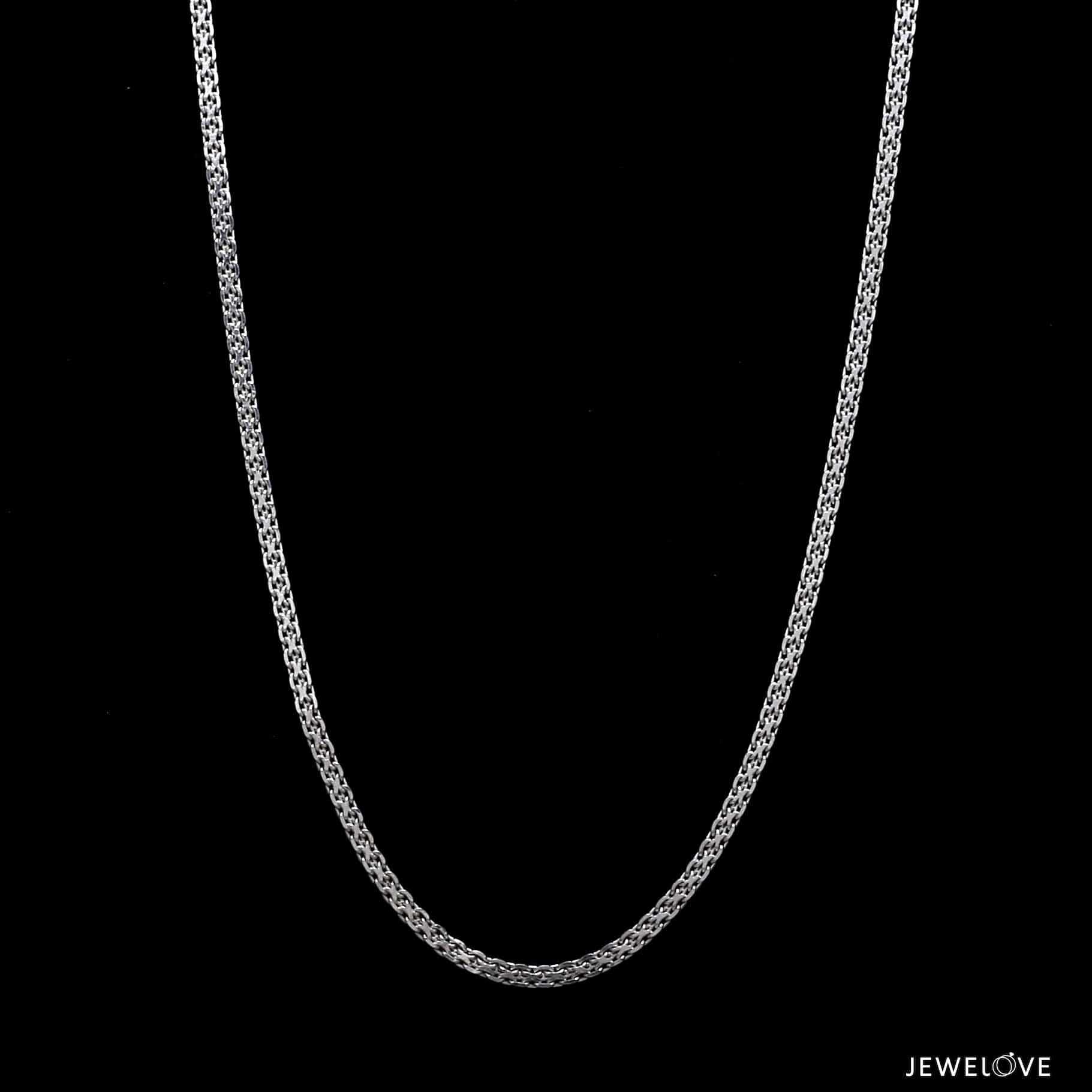 Jewelove™ Chains 2mm Platinum Chain for Men JL PT CH 1202