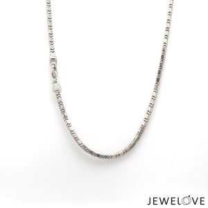 Jewelove™ Chains 2mm Platinum Chain for Men JL PT CH 1305