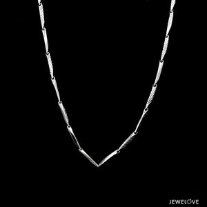 Jewelove™ Chains 2mm Platinum Chain for Men JL PT CH 1340