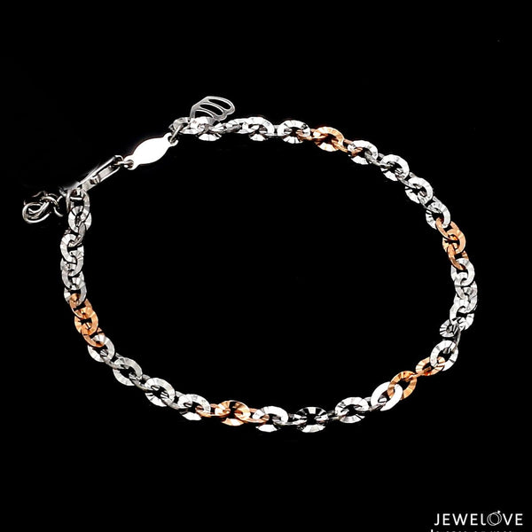 3.25mm Japanese Platinum Rose Gold Bracelet for Women JL PTB 659R