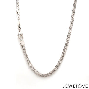 Jewelove™ Chains 3.25mm Platinum Chain for Men JL PT CH 1206-A