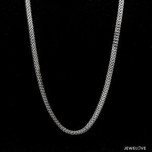 Jewelove™ Chains 3.25mm Platinum Chain for Men JL PT CH 1206-A