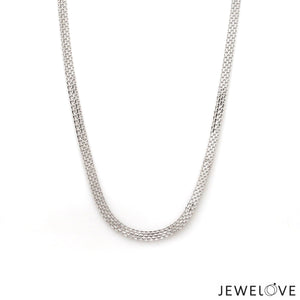 Jewelove™ Chains 3.25mm Platinum Chain for Men JL PT CH 1209