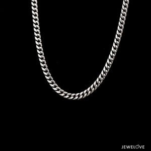 Jewelove™ Chains 3.5mm Japanese Platinum Chain for Men JL PT CH 1316