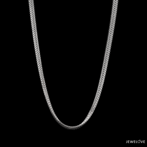 Jewelove™ Chains 3.5mm Platinum Chain for Men JL PT CH 1224-A