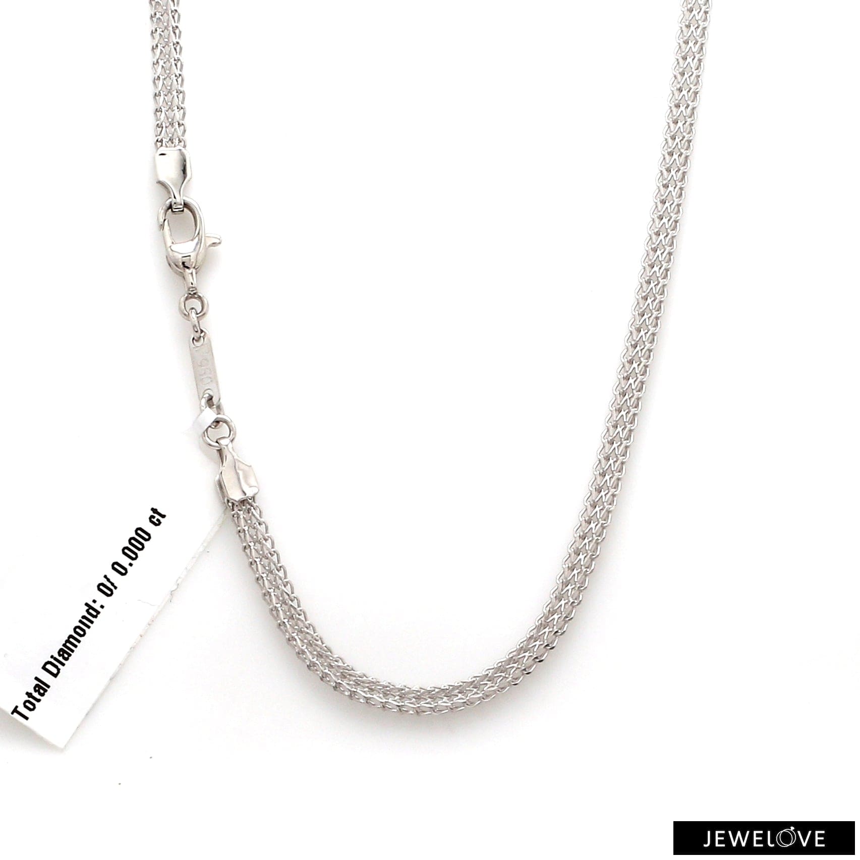 Jewelove™ Chains 3.75mm Platinum Chain for Men JL PT CH 1195