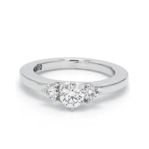 Jewelove™ Rings 3 Diamond Platinum Engagement Solitaire Ring JL PT 326