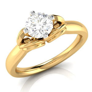 Jewelove™ Rings Women's Band only / VS J 30-Pointer 18K Yellow Gold Solitaire Ring JL AU G 114Y