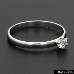 Jewelove™ Rings 30 Pointer Classic 6 Prong Solitaire Ring made in Platinum SKU 0012