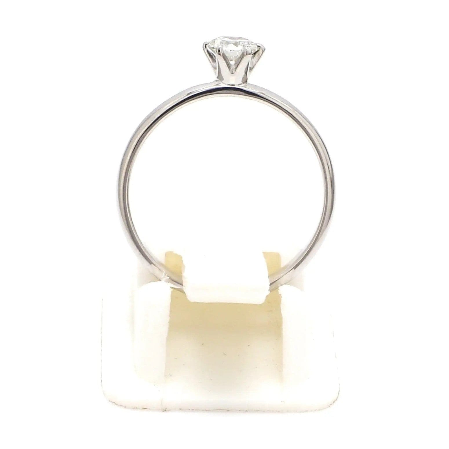 Jewelove™ Rings 30 Pointer Classic 6 Prong Solitaire Ring made in Platinum SKU 0012