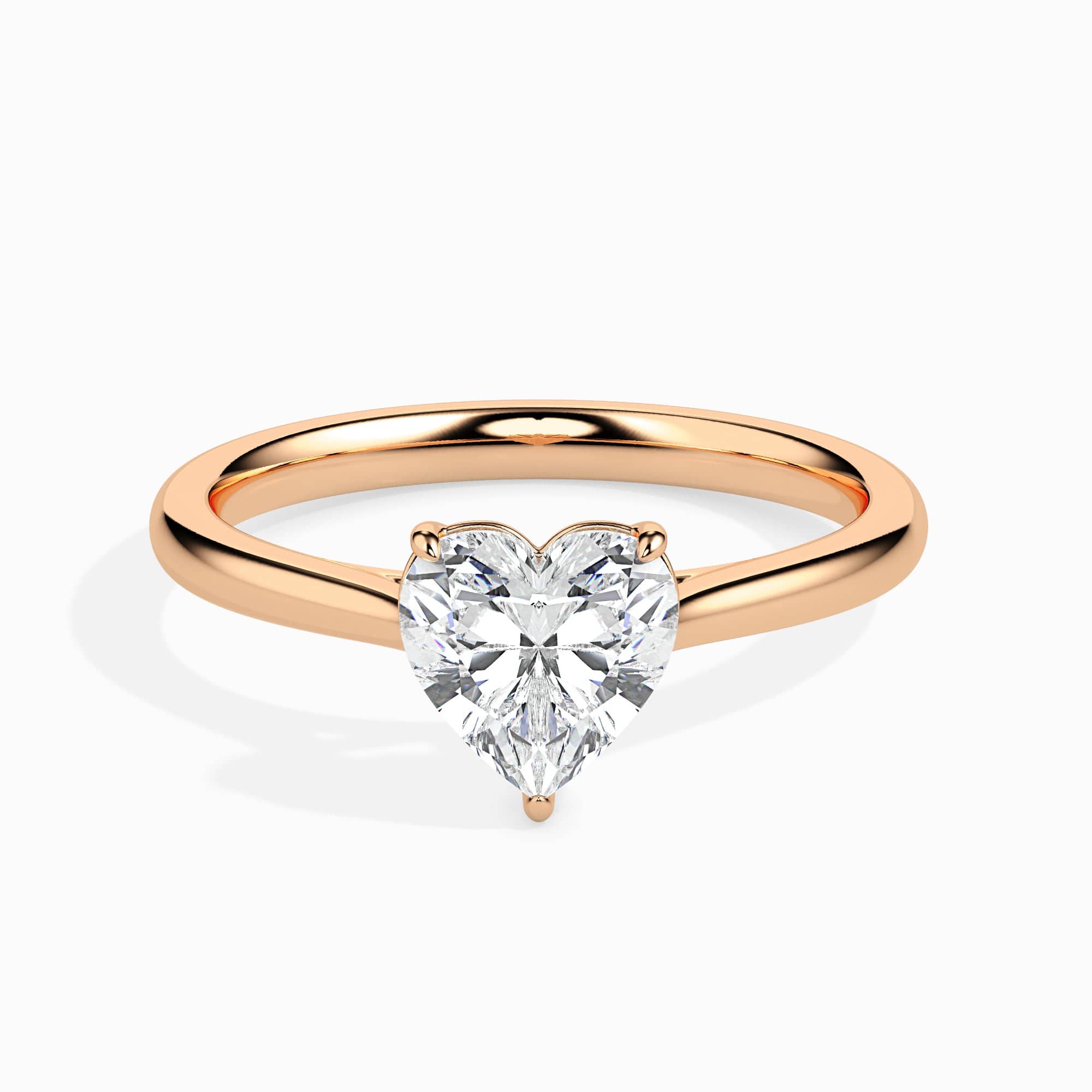 Heart solitaire deals ring