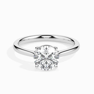 Jewelove™ Rings Women's Band only / VS J 30-Pointer Platinum Solitaire Ring for Women JL PT 19001