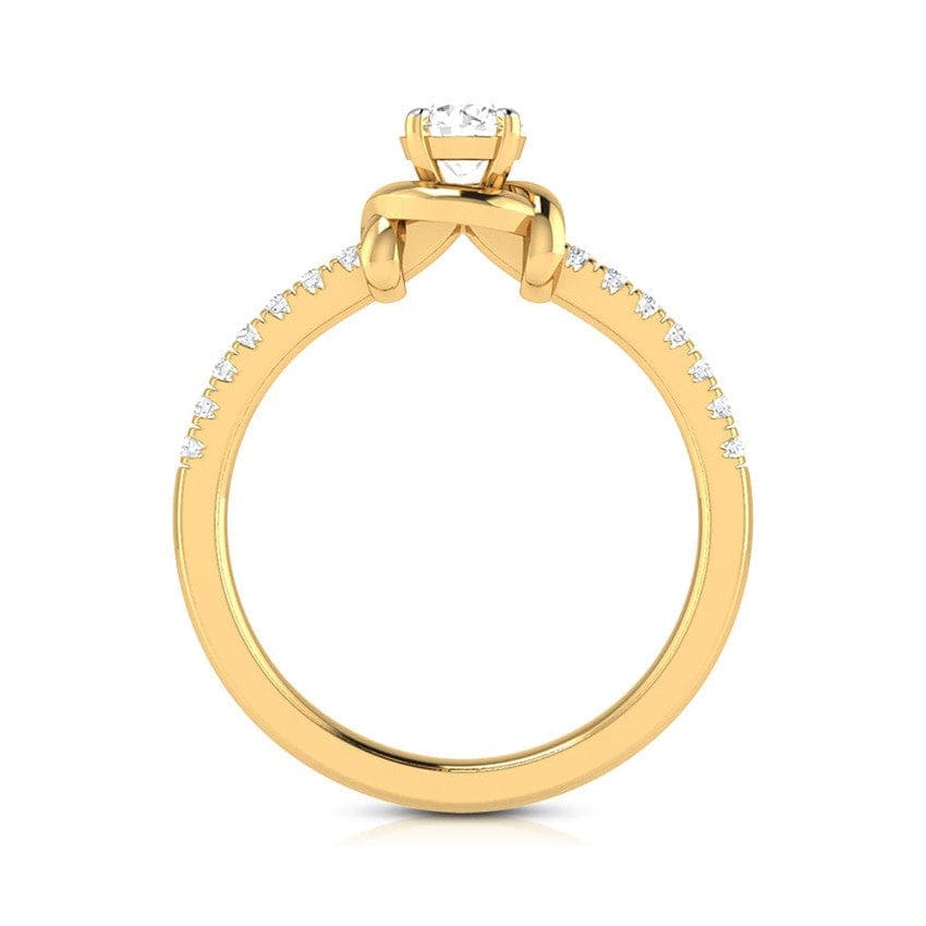 Jewelove™ Rings Women's Band only / VS J 30-Pointer Solitaire 18K Yellow Gold Ring JL AU G 113Y