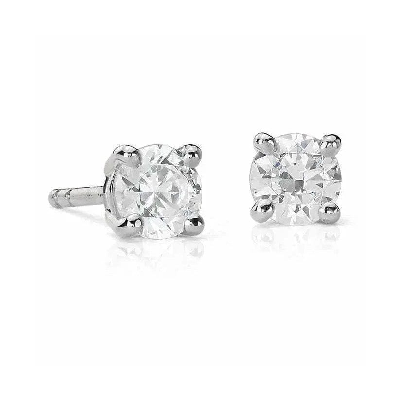 Jewelove™ Earrings 30 pointer Solitaire Diamond Earrings in Platinum SJ PTO E 153