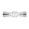 Jewelove™ Rings VS J / Women's Band only 30-Pointer Solitaire Diamond Split Shank Platinum Ring JL PT RP RD 165