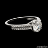 Jewelove™ Rings J VS / Women's Band only 30-Pointer Solitaire Platinum Diamond Split Shank Ring JL PT 1221-B