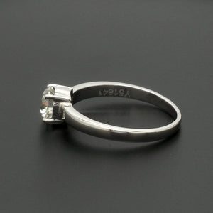 Jewelove™ Rings Women's Band only / VS J 30-Pointer Solitaire Platinum Engagement Ring JL PT 1269