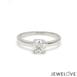 Jewelove™ Rings Women's Band only / VS J 30-Pointer Solitaire Platinum Engagement Ring JL PT 1269