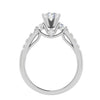 Jewelove™ Rings J VS / Women's Band only 30-Pointer Solitaire Platinum Shank Diamond Engagement Ring JL PT WB5964E