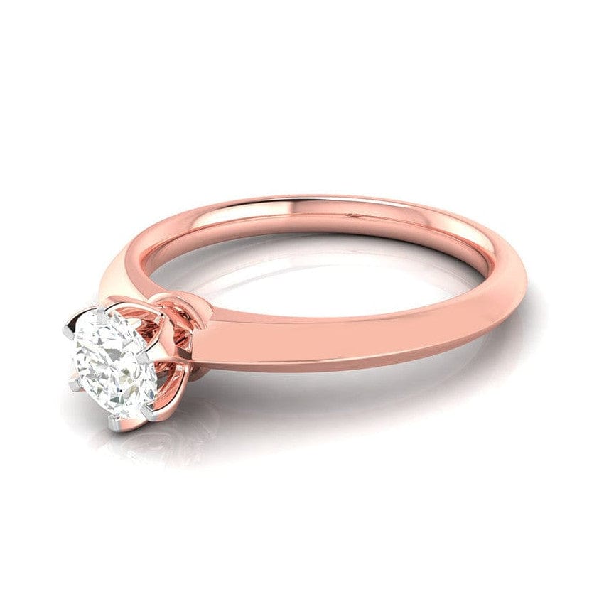 Jewelove™ Rings Women's Band only / VS J 30-Pointer Solitaire Rose Gold Ring JL AU G 106R