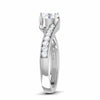 Jewelove™ Rings VS J / Women's Band only 30-Pointer Solitaire Shank Diamond Platinum Ring JL PT RP RD 176