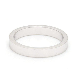 Jewelove™ Rings 3mm Flat Platinum Wedding Band SJ PTO 223-Flat