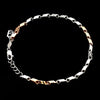 Jewelove™ Bangles & Bracelets 3mm Japanese Platinum & Rose gold Bracelet JL PTB 1262