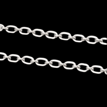 Jewelove™ Chains 3mm Oval Platinum Cable Chain JL PT CH 837