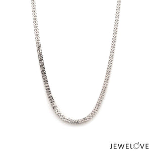 Jewelove™ Chains 3mm Platinum Chain for Men JL PT CH 1206