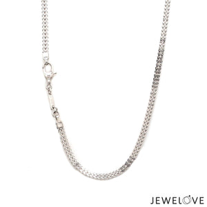 Jewelove™ Chains 3mm Platinum Chain for Men JL PT CH 1206