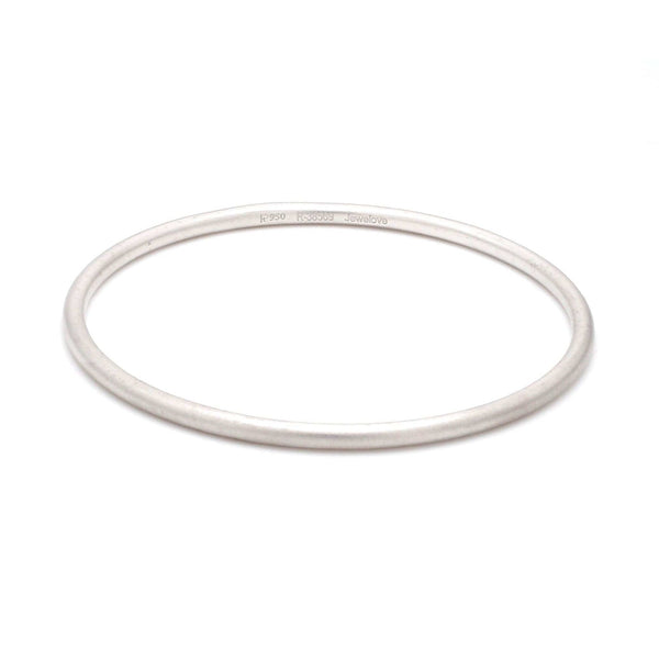 3mm Round Platinum Bangle JL PTB 645