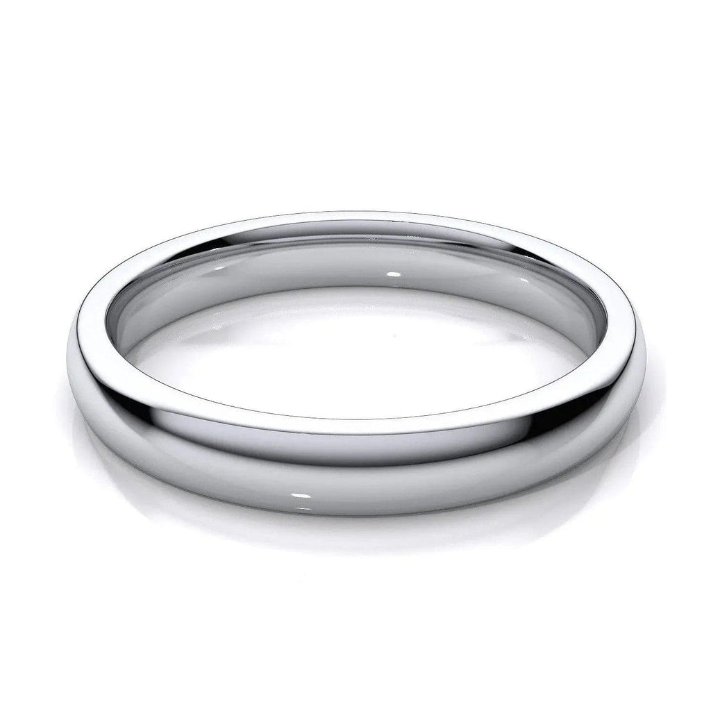 Jewelove™ Rings 3mm Wide Platinum Wedding Band SJ PTO 223